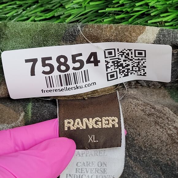 Vintage Ranger RealTree Camo Button Shirt XL 24x32 Hardwoods - Picture 6 of 14